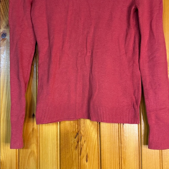 Women's Pink Turtleneck Sweater - Picture 4 of 6